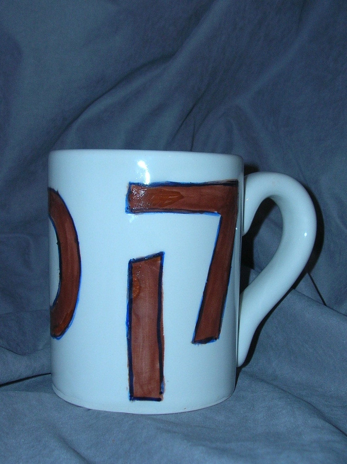 Jumbo Hebrew ""COFFEE" Mug