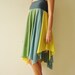 Umbrella...Green Tone Cotton dress