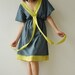 Butter Fly II ...Dark Green Cotton Dress
