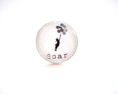 Banksy Balloon Girl Soar Sterling Silver Ring