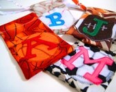 Sports Themed Birthday Party Goody Treat Loot Bag Personalized Kids Children - Pick Your Sport Fabric Football Basketball Baseball Soccer