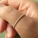Skinny Thumb Ring in Sterling Silver