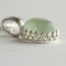 Prehnite Necklace in sterling silver