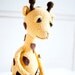 Amigurumi giraffe, soft sculpture, soft toy - Gina the giraffe
