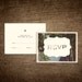 Rustic vintage postcard Wedding Invitation