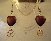 Steampunk Heart Earrings