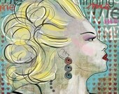 Soul Searching / original illustration ART Print SIGNED / 8 x 10