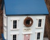 Chautauqua Wedding.com Card Box Birdhouse Blue Whisper and Shaded Lake