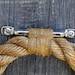 Nautical Rope Towel Ring: Manila and Hemp