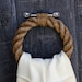 Nautical Rope Towel Ring: Manila and Hemp