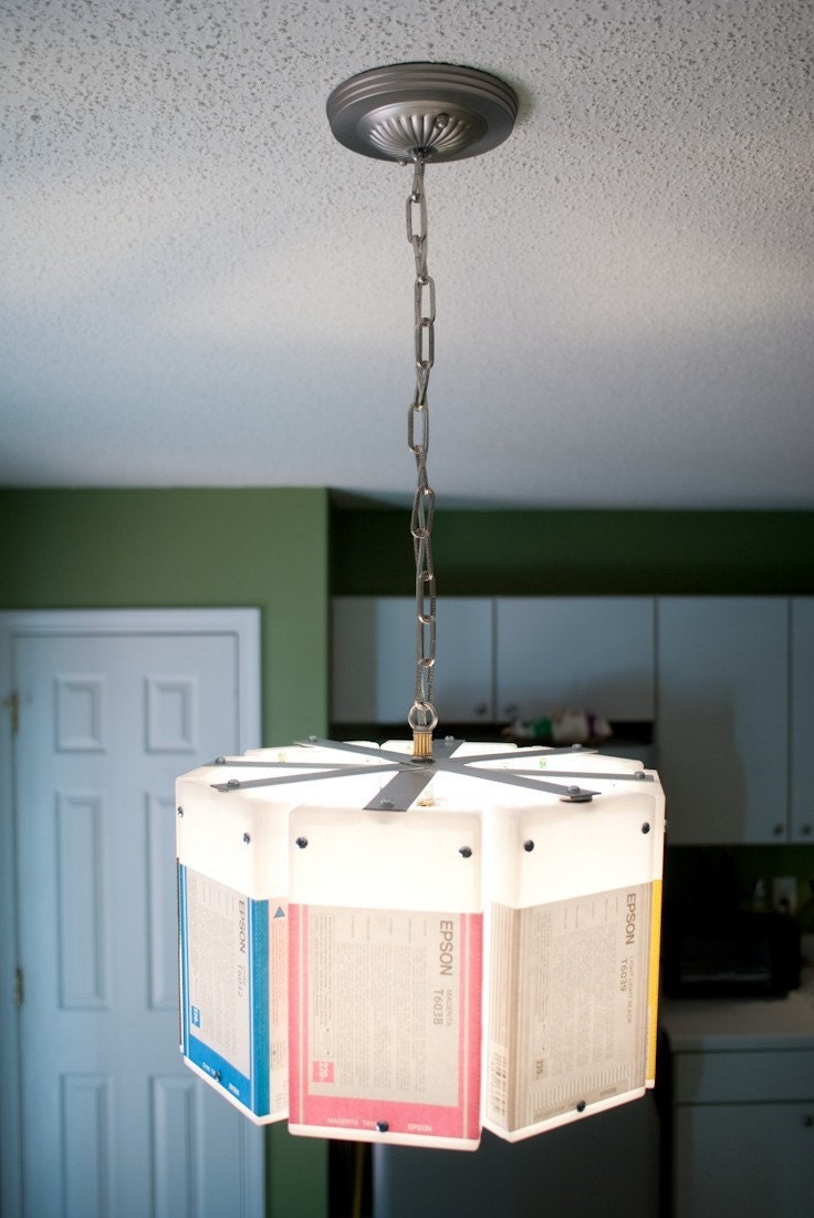 Ink Cartridge Chandelier