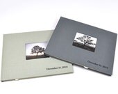 CUSTOM Wedding Guest Book or Photo Album - your photo/art on cover - choose your colors
