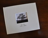 CUSTOM Wedding Guest Book or Photo Album - your photo/art on cover - choose your colors