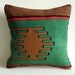 Sukan / Hand Woven - Turkish  Kilim Pillow Cover - 16x16 inch