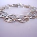 5 Spiral Silver Link Bracelet