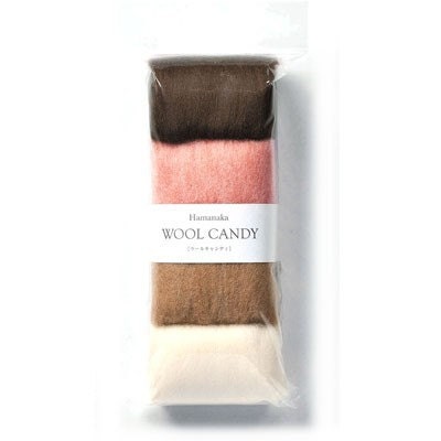 Japanese Hamanaka Felt Wool 4 color Set. H441-120-9