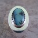 Blue Peruvian Opal Ring - Size 7 Sterling Silver - An Original by Lita
