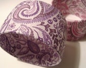 Plus Size Paisley Print Bangle Bracelet