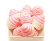 Mini Cupcake Soap Favor - Set of 12 Party Favors - Baby Shower Favor - Vegan Soap - Your Choice of Color Scent Soap Cupcake - SakuraBathAndBody