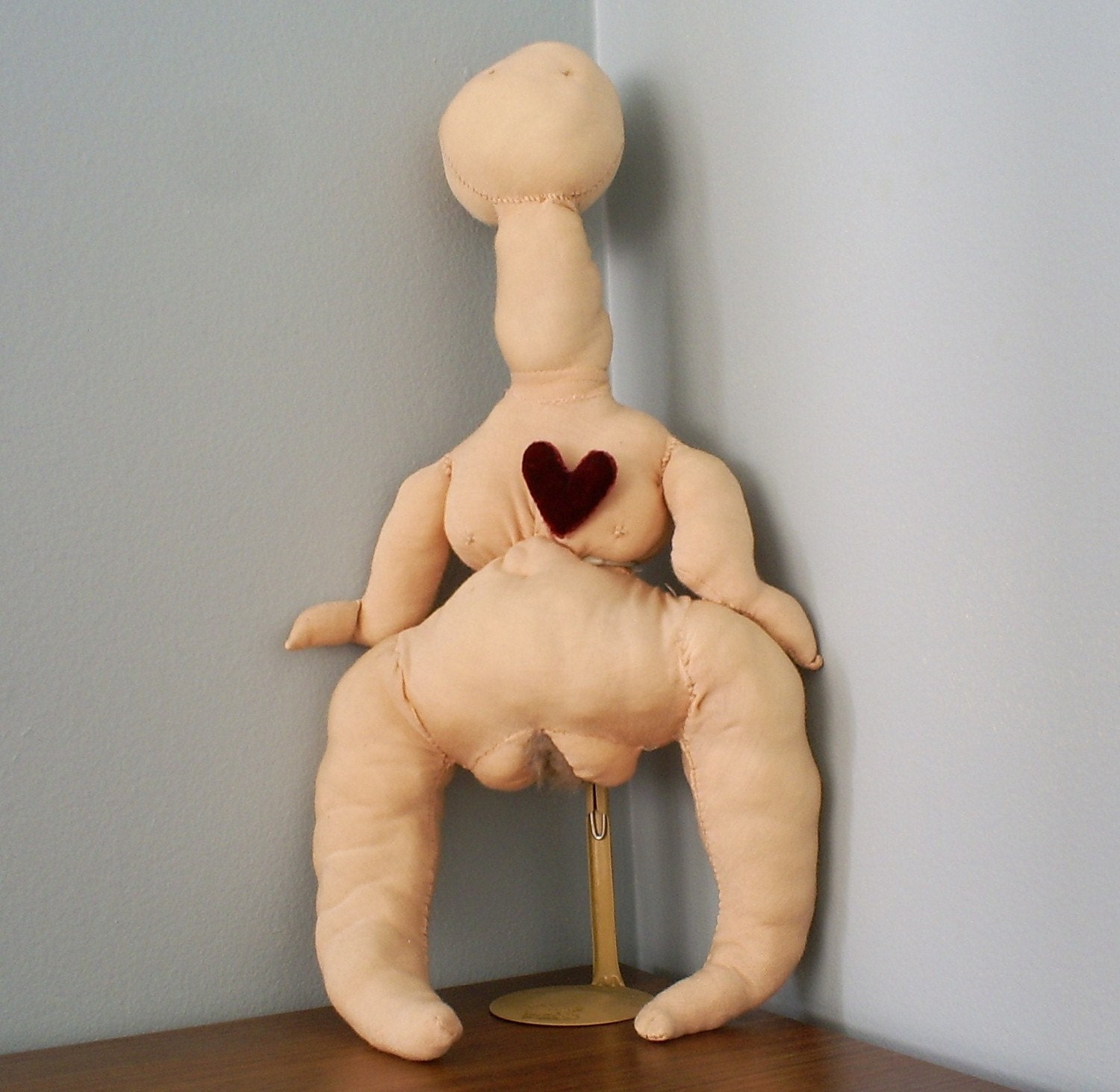 chicken heart doll