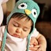 Blue bird crochet hat PDF pattern