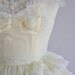 vintage 1950s buttercup yellow Gone With The Wind party prom dress