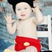 Mickey Mouse Hat and Diaper cover and Feet