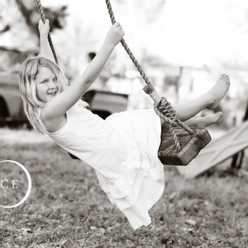 Tree Swing: Olde Fashioned, made of reclaimed wood, Large