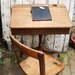 Chalkboard Pad: Reclaimed wood and leather.