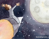 Trip to the Moon 5"x7" Print