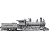 Train 9 Boy's Nursery Bedroom Playroom Wall Art