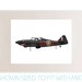 Bomber 8 Airplane Boy's Nursery Playroom Wall Art