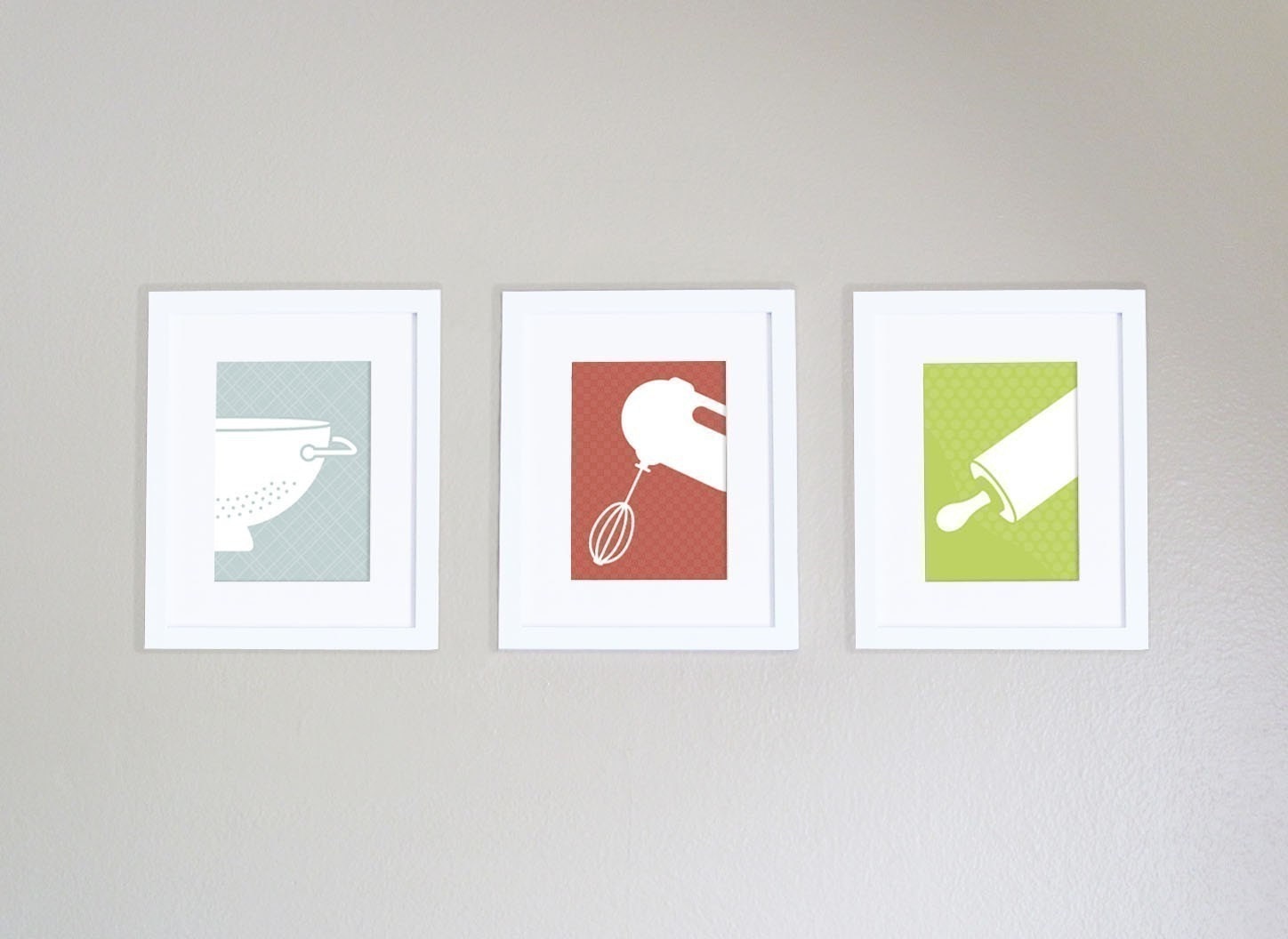 Modern Kitchen Art Prints - Set of 3