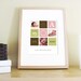 Modern Birth Print - Customize with your baby's photos and birth information