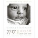 Minimalist Modern - Photo Birth Announcement - Baby Girl or Baby Boy