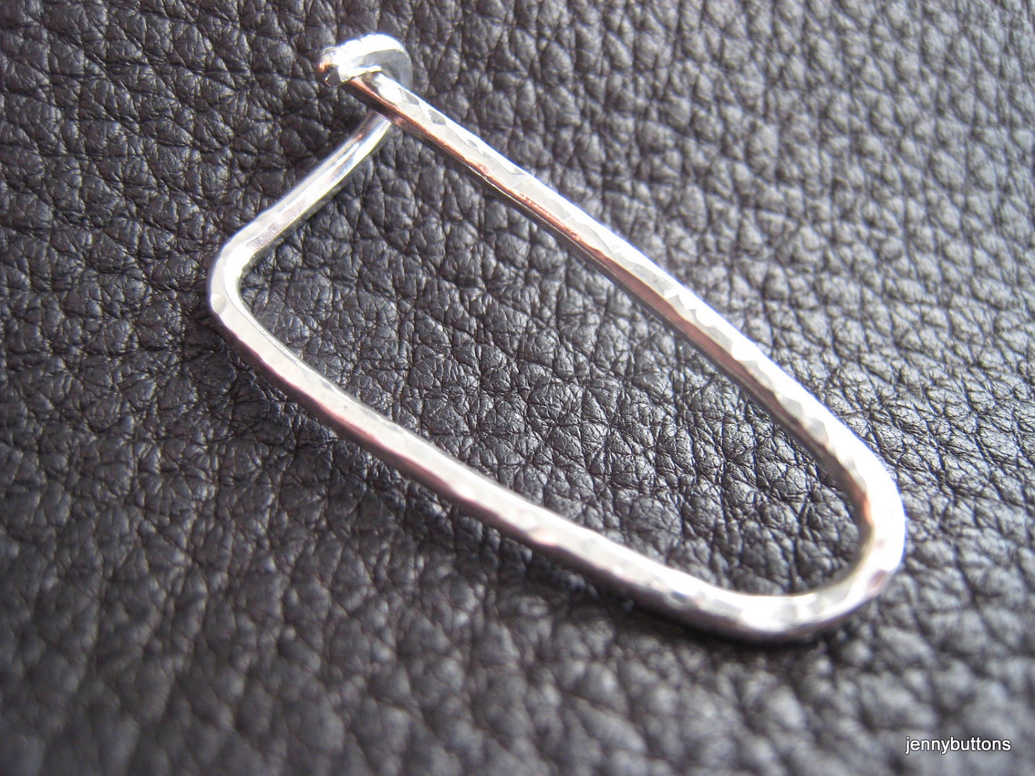 IBBB Sterling Silver Hand Hammered Kilt Shawl Sweater Safety Pin