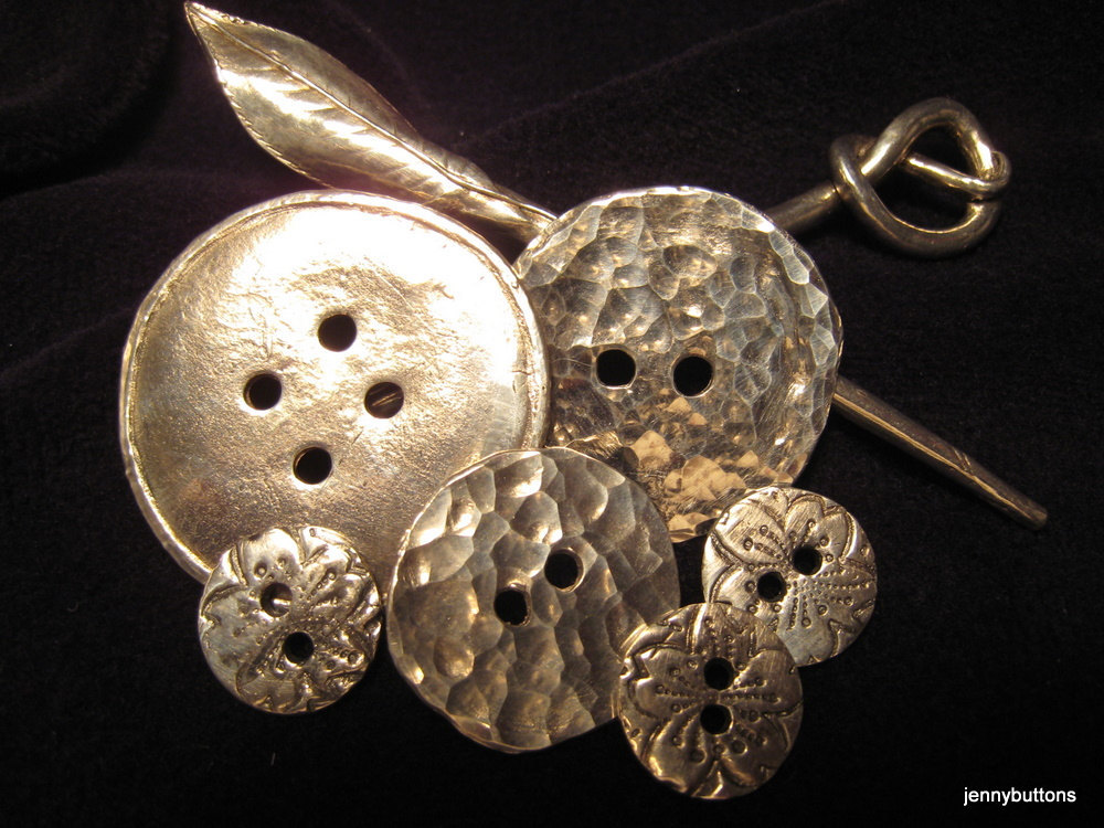 RESERVED for MONEYPENNY39- Prototype Silver Pins