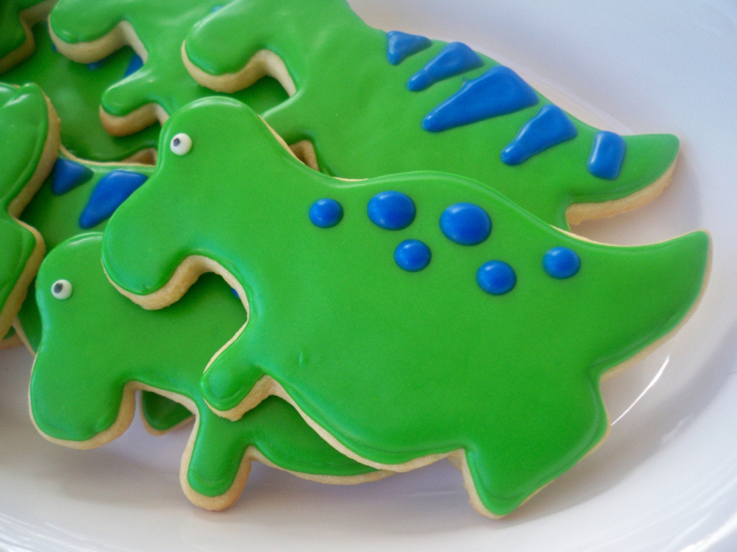 DINOSAUR cookie favors, Dinosaur Party Favors, Dinosaur sugar cookies-one dozen