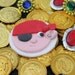 24 EDIBLE FONDANT SUGAR PIRATE PARTY SET CAKE TOPPERS