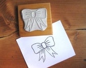 Bow - Hand Carved Stamp