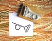 Tristero Symbol / Muted Horn - Hand-Carved Stamp