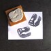 T. Rex Skull - Hand-Carved Stamp