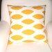 Pillows Decorative Pillows Accent Pillows Throw Pillow Cushion Covers Yellow and White Ikat Chipper BOTH SIDES - Pair of Two 18 x 18