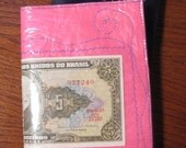 Recycled Plastic Passport Cover with Brazil Note
