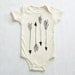 Arrows Organic Baby Onesie in Natural