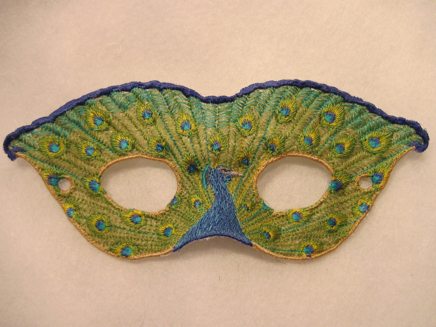 Peacock Lace Mask