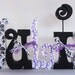 Wooden Letters, Nursery Letters, Children's Decor, Baby Shower Letters, Wedding Letters, Set of 5