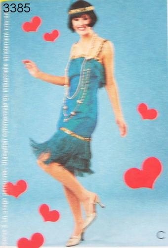 Costume Pattern McCall's 3385 - Misses' Marilyn Monroe, Flapper and Flamenco Costumes - Sz 14/16/18/20