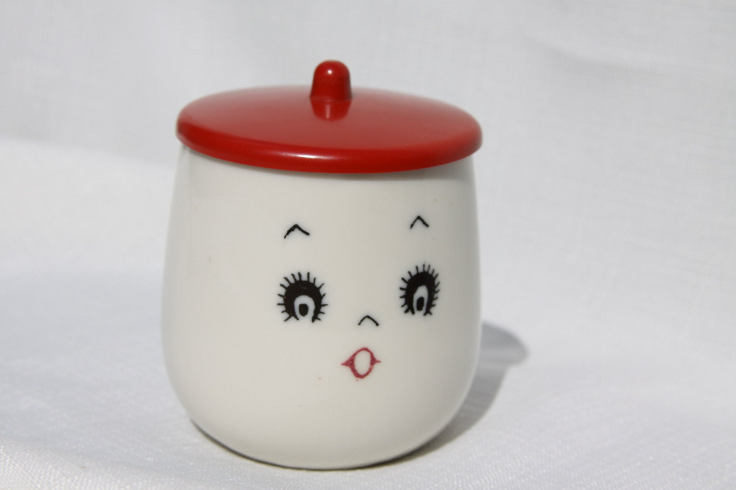 Eastern Expressions LAST ONE Vintage Faces Calm tea cup ceramic bakelite Rare Find