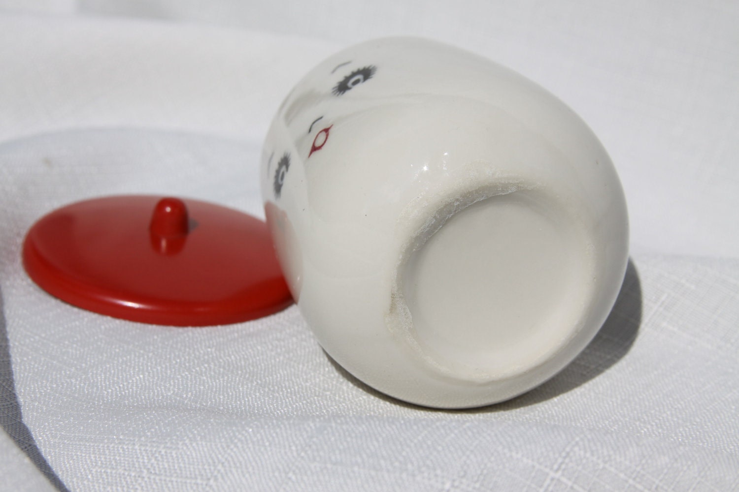 Eastern Expressions LAST ONE Vintage Faces Calm tea cup ceramic bakelite Rare Find
